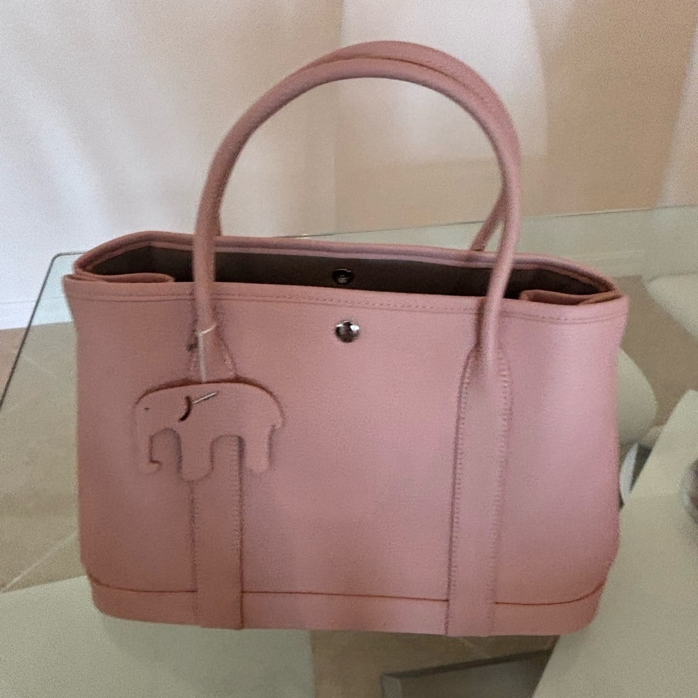 Elegant Pink Tote Bag Vegan